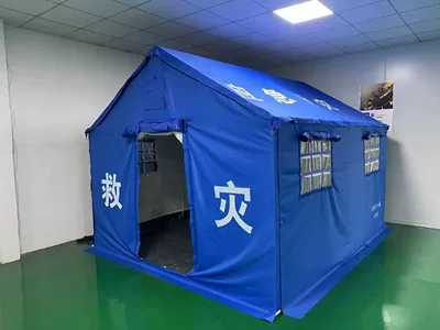 Outdoor emergency relief tents, civil: Avtomobil dam çadırları - national-standard-32x37m-cotton-tent-with-printed-text-can-be-customized-as-needed