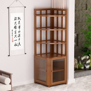 Corner Storage Rack Corner Cabinet Household High-End Corner Cabinet Restaurant Corner Cabinet Corner Cabinet Wine Cabinet Living Room Corner Cabinet