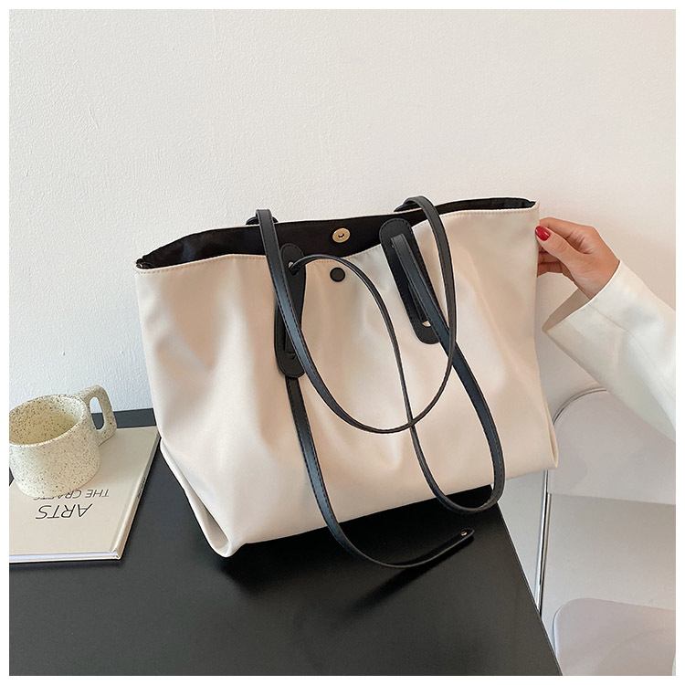 Women's Large Capacity Bag Women's New Fashion All-match Shoulder Tote Bag Casual Simple Oxford Cloth Handbag display picture 37