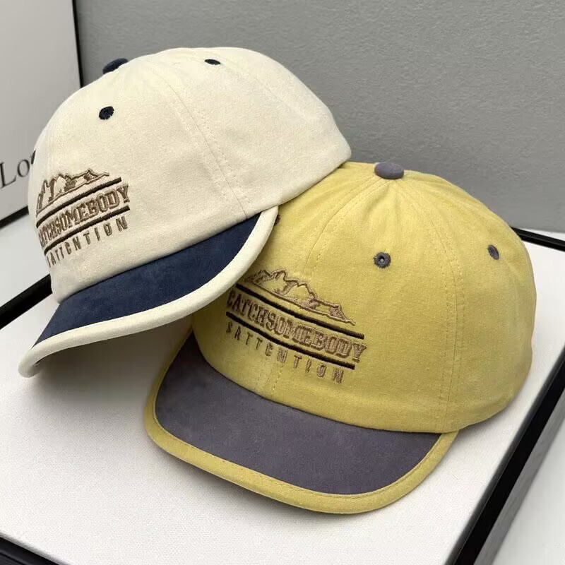 韓国版ins小衆は色を合わせて野球帽を刺繍します。|undefined