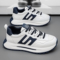 Men's shoes, summer trendy brand, high-end, versatile, casual running, thick soles,  trendy shoes for men