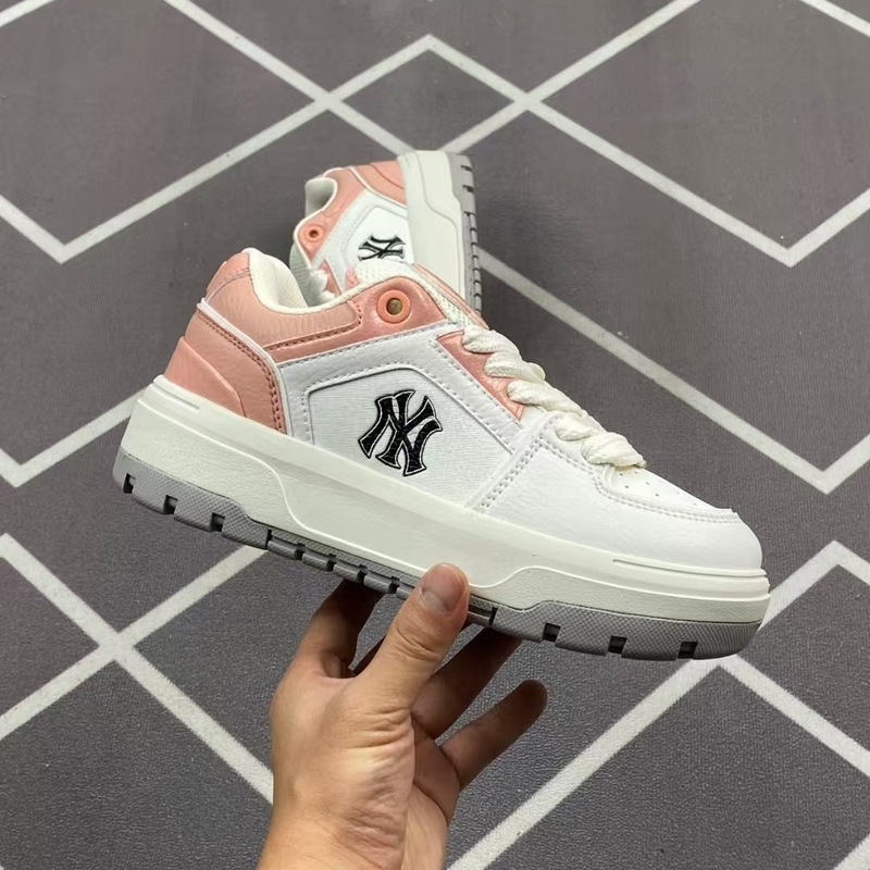 莆田ハイバージョン MLB カップル新入生靴 NY レトロファッションカジュアルスニーカー厚底スポーツシューズ|undefined