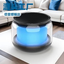 源头工厂现货批发蓝牙音箱led彩灯便携式户外小音响低音炮