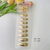 Golden 5CM water drop clip (10 pieces/card)