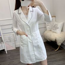 皮肤管理师纹绣美容服美容院美容师工作服女高端韩式白大褂长短袖