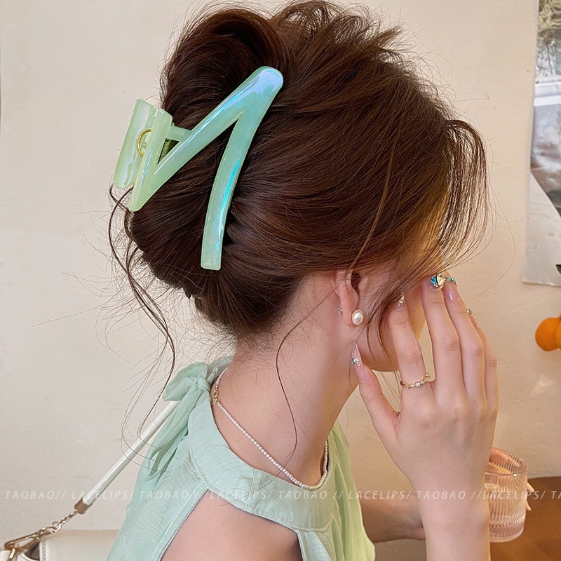 Pinza tipo tiburón extra grande de 13 cm, elegante y resistente