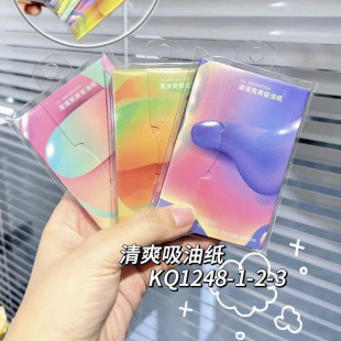 Keqi refreshing oil-absorbing paper portable removable oil-absorbing paper fragrance facial paper portable KQ1248