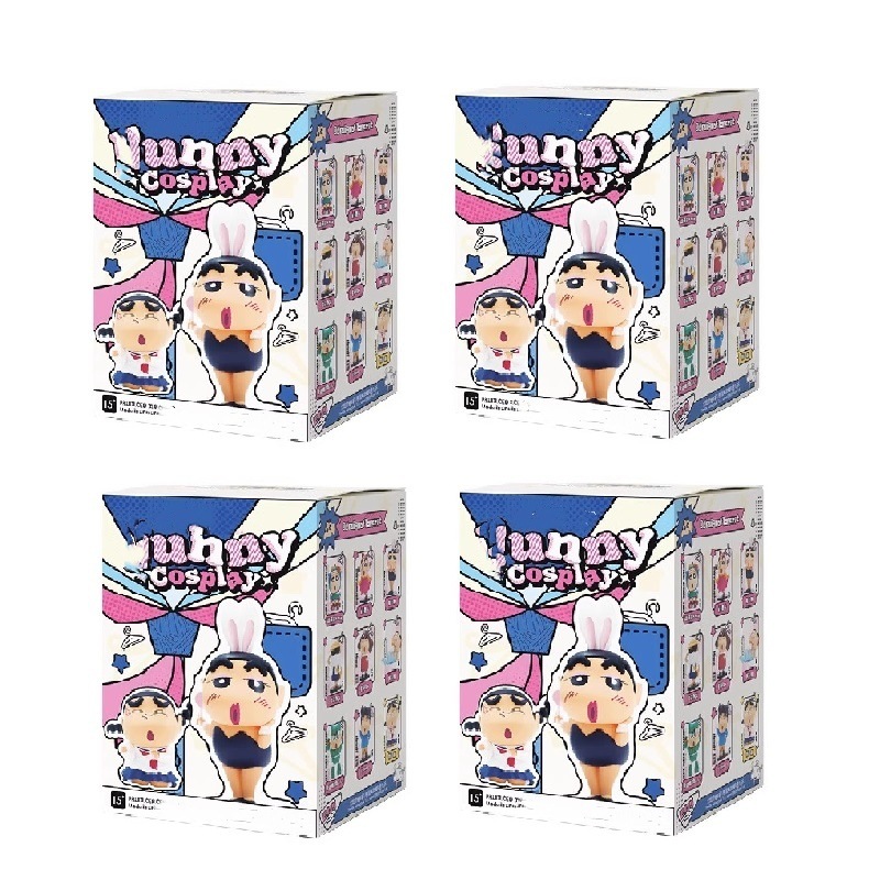 Figura sorpresa de Crayon Shin-chan serie Cos, muñeco coleccionable divertido de edición limitada, regalo de cumpleaños original