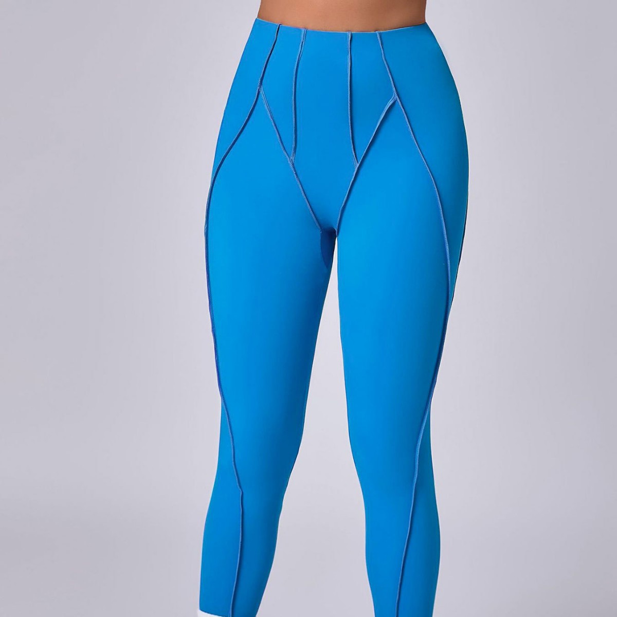Cross-border New Naked Sexy Women's New Three-dimensional Sports Yoga Trousers for Running and Fitness Pants Tight Pants
