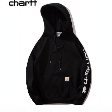 Carhartt men's hooded sweatshirt, American streetwear style, loose-fitting pullover, autumn/winter collection, letter print, fleece-lined, trendy men's clothing Carhartt men's hooded sweatshirt, American streetwear style, loose-fitting pullover, autumn/winter collection, letter print, fleece-lined, trendy men's clothing