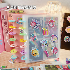 My Little Pony Small Pony Collectible Card Storage Album Mushroom Fastener 3-inch Four-Grid Idol Fan Club DIY Instant Camera Album