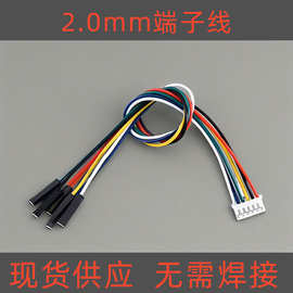 XH2.54/PH2.0/1.25MM间距转杜邦2.54MM单P端子线PCB板转接插线 6p