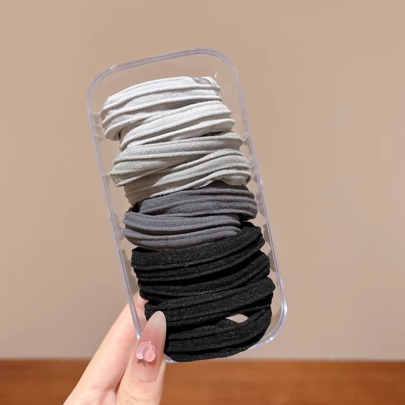 Anillo de cabello de cola de caballo de alta altura elástica de cabello duradero para mujeres 2025 nuevo estilo de alta calidad de cabello de cabello de invierno / otoño