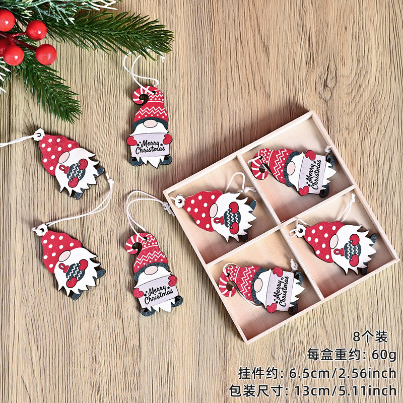 クリスマスの木製のペンダントクリスマスのペンダントクリスマスの装飾品|undefined