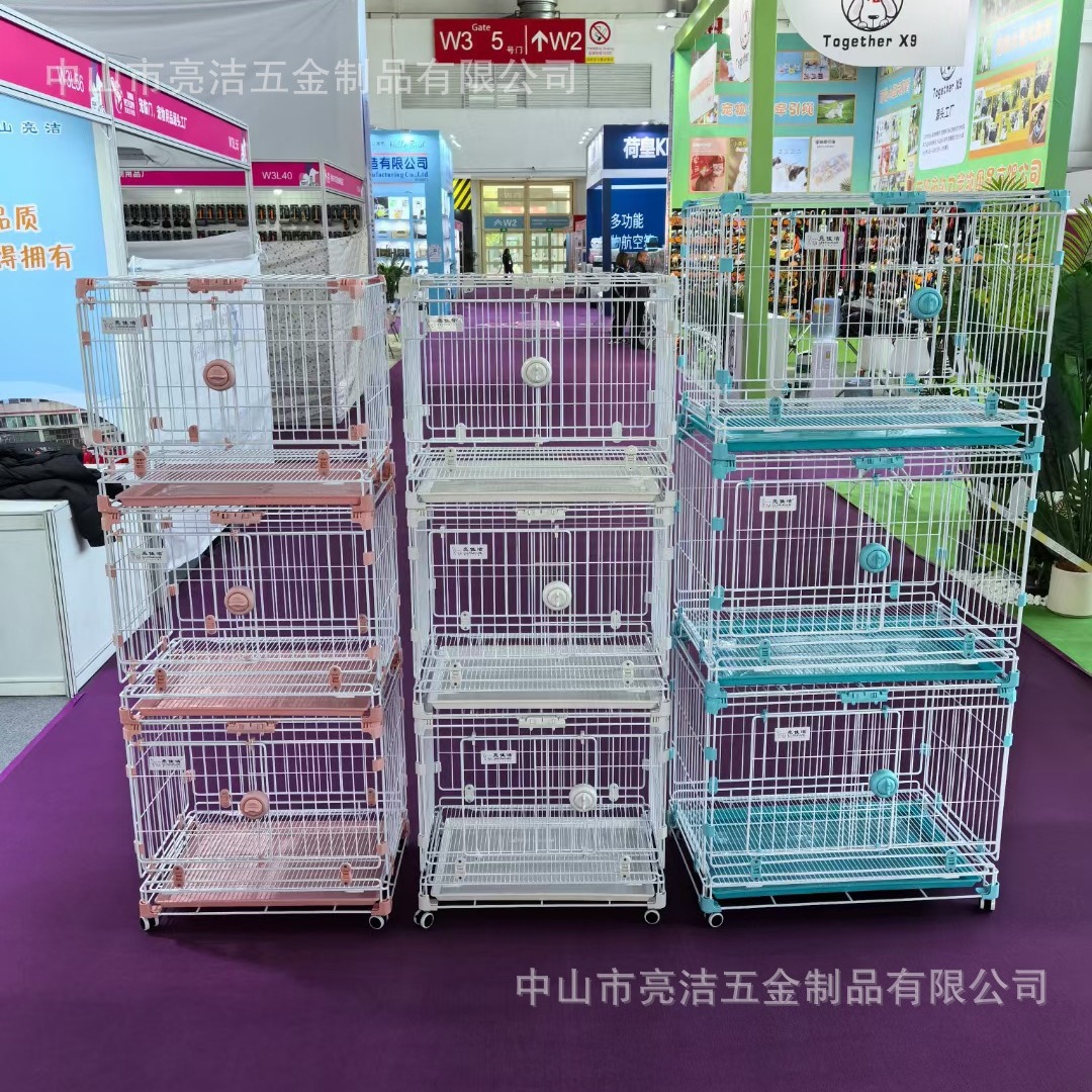 DIY Multifunctional Pet Cage Dog Cage Cat Cage Indoor Folding High-end Pet Cage Bright Jiajie Dog Cage Fansi