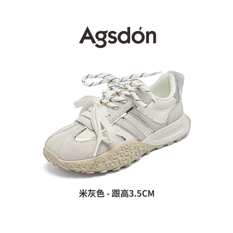 Augustion púrpura ballet alemán zapatos de entrenamiento femenino verano 2025 nuevos zapatos casuales Forrest Gump zapatos deportivos de dopamina