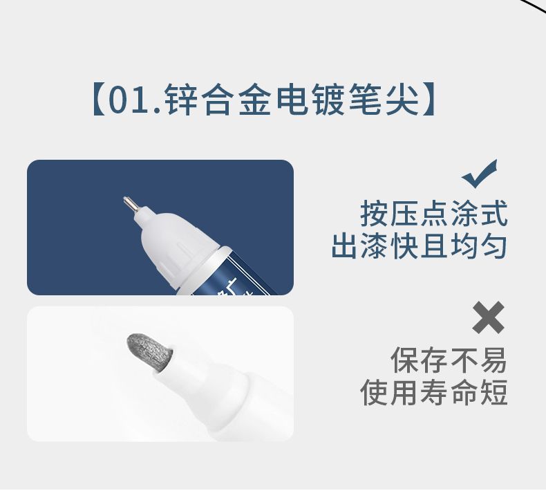 Paint Touch Up Pen Scratch Remover for Mercedes-Benz E-Class C-Class E300L/GLC300L/C260