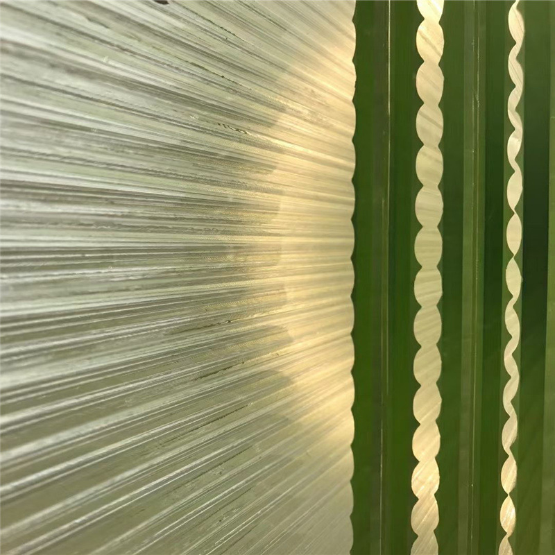 钢化玻璃加 工厂定 制5mm/6mm/8mm 隔断 桌面 浴室门 压花玻璃