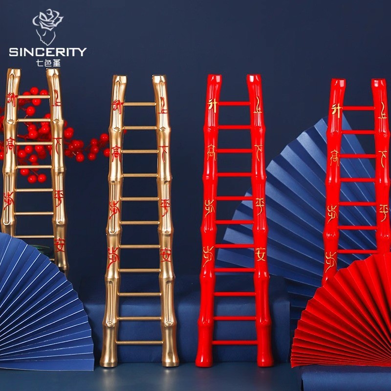 La alegría de la mudanza paso a paso elevación ornamentos escaleras regalos para la nueva casa decoración de la casa artículos de ceremonia de mudanza