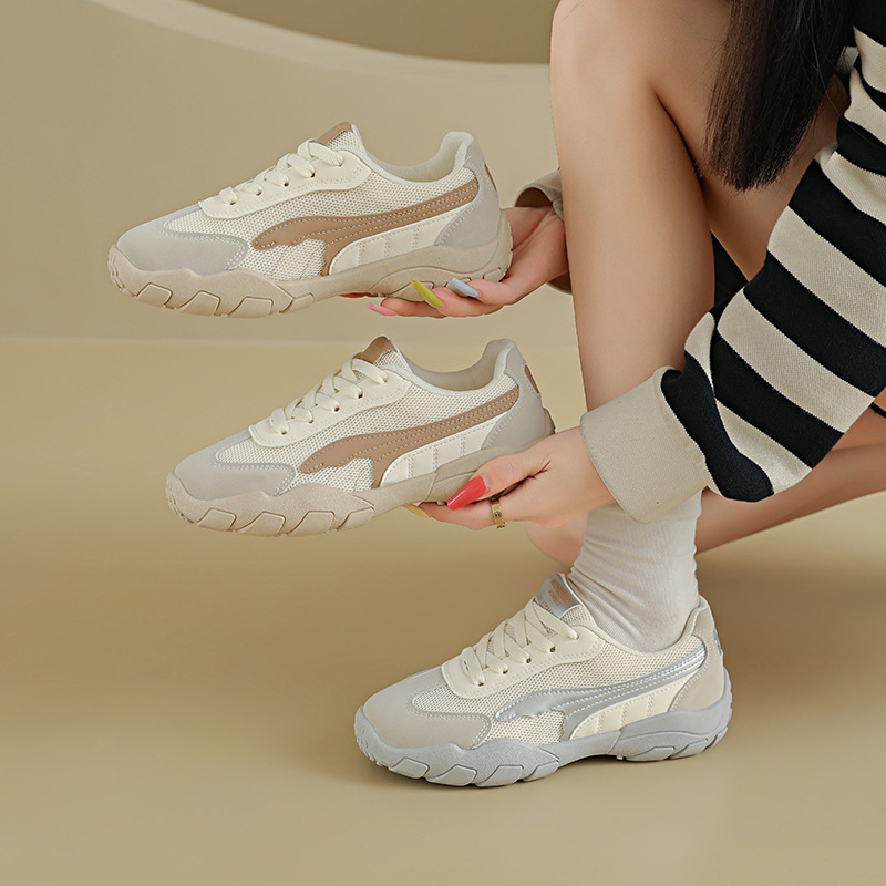 Ins Korean Style Hollow-Out Dad Shoes for Women 2026 Summer New Breathable Lightweight Student Casual Sports Shoes Kt026 Ins Korean Style Hollow-Out Dad Shoes for Women 2026 Summer New Breathable Lightweight Student Casual Sports Shoes Kt026