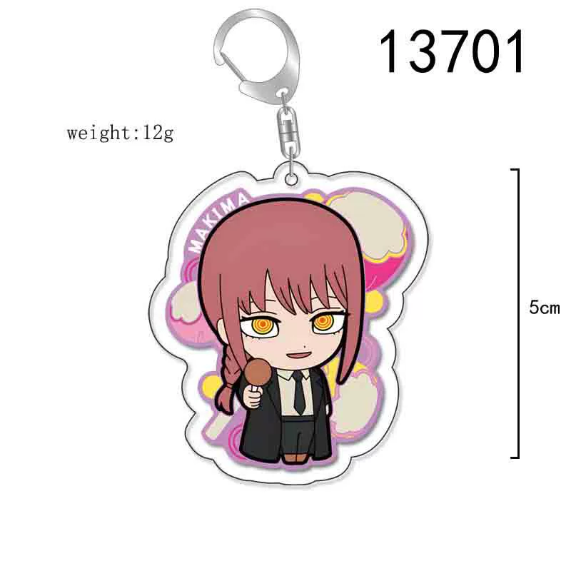 Деревянная цепная пила, двухсторонний брелок, акриловый прозрачный мультяшный подвеска, подарок на день рождения