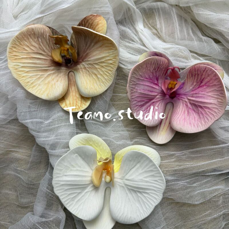 Artificial Flower Silicone Cotton 3D Printed Butterfly Orchid Head Eva Chinese-Style Gift Exquisite Wedding Candy Box Furoshiki