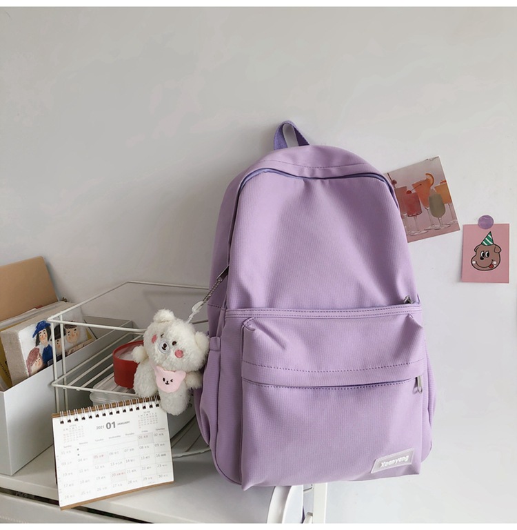Schoolbag Female Korean Style Japanese Style Harajuku Ins College Style Junior High School Student High School And College Student Backpack Large-capacity Backpack display picture 12