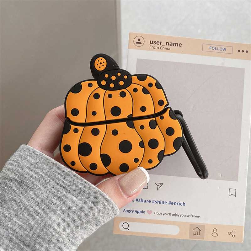 Cute Cartoon 3D Pumpkin Suitable for Samsung Galaxy Buds3 Bluetooth Earphone Protective Case 3Pro Silicone 3Fe