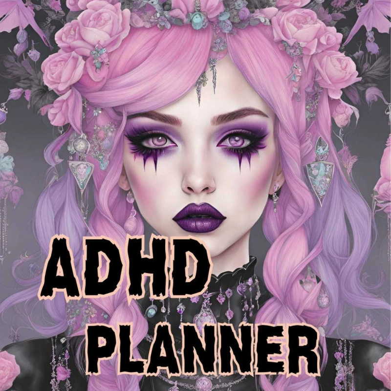 Новый продукт через границу мягкий готик программа ADHD Pastel Goth ADHD планировщик