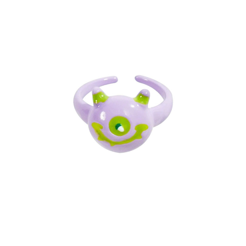 Cute Sweet Simple Style Monster Zinc Alloy Wholesale Open Rings display picture 7