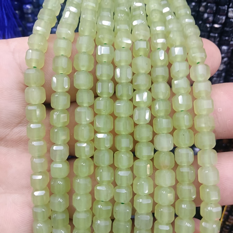 6 ミリメートル正方形角砂糖キューブビーズ天然石クリスタル瑪瑙 DIY ジュエリー手作りアクセサリー衣類アクセサリー|undefined