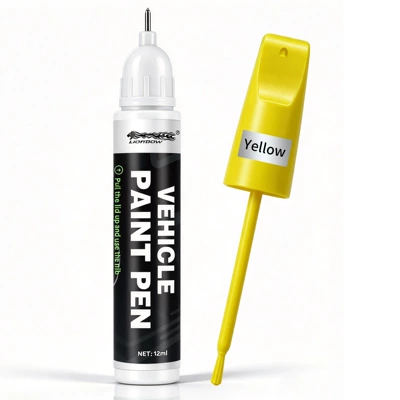 Avtomobil boya qələmləri | Removal Car Spray Paint Silver - 12ml-car-touch-up-pen-yellow
