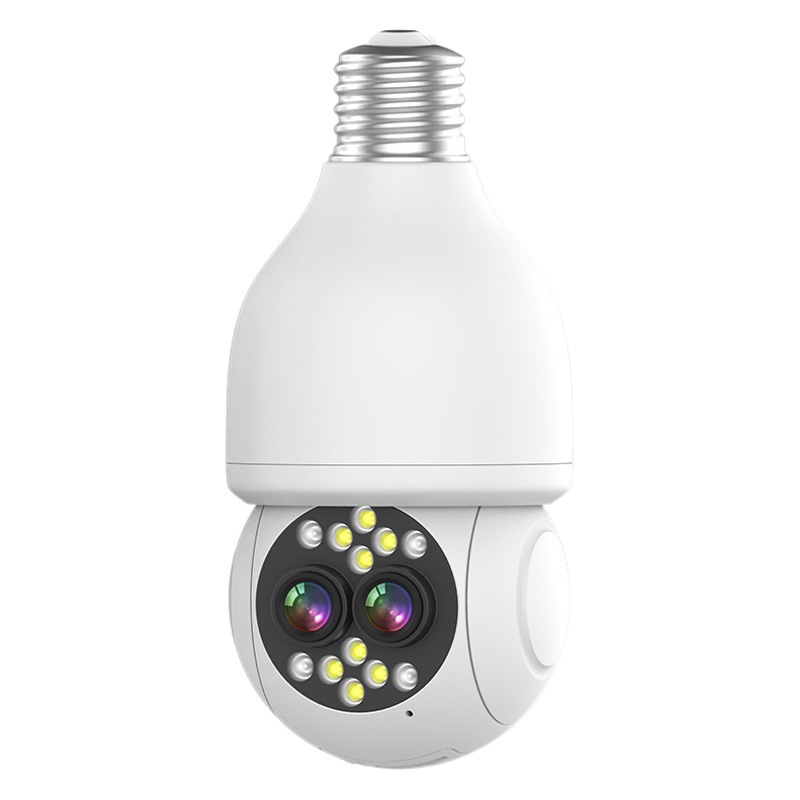 Fuente fábrica zoom bombilla cámara interior de alta definición comercio exterior transfronterizo explosión PTZ E27 monitor de cabezal de lámpara