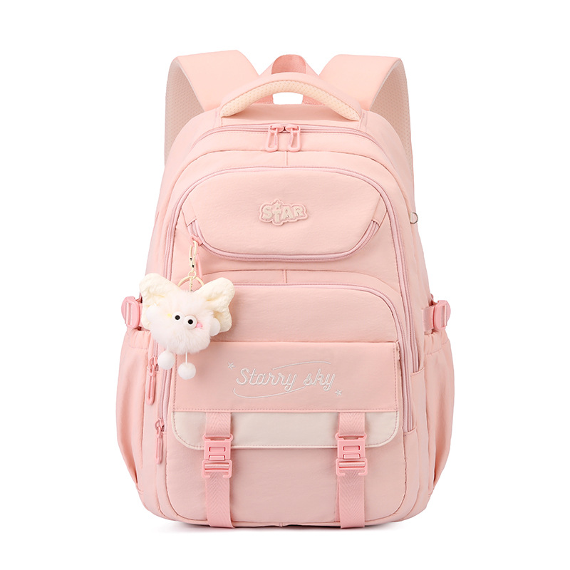 Nueva mochila escolar casual coreana para estudiantes de primaria 3 - 6 grados, mochila de estudiantes de secundaria ligera y de gran capacidad