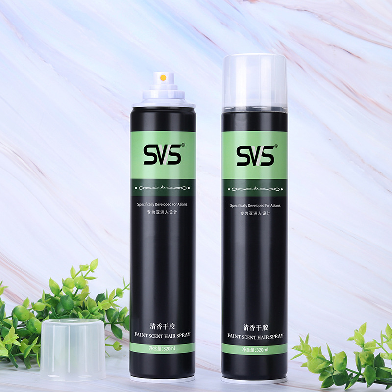 厂家直销 SVVS清香味发胶干胶男士超硬蓬松持久定型发廊专用320ml|ru