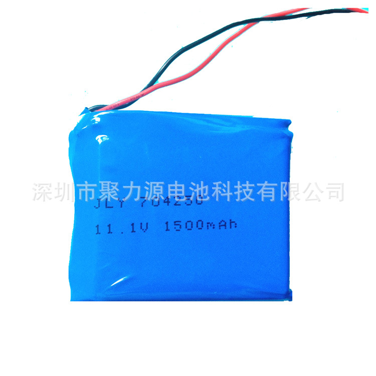 聚合物锂电池组 704250PL  11.1V   1500MAH灯具按摩医疗仪器电池