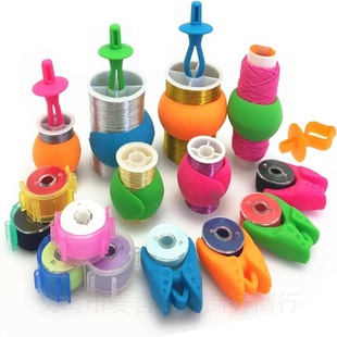 Bobbin Anti-thread Falling Off Silicone Bobbin Clip Spool Fixing Clip Spool Sharp Tool Sewing Tool