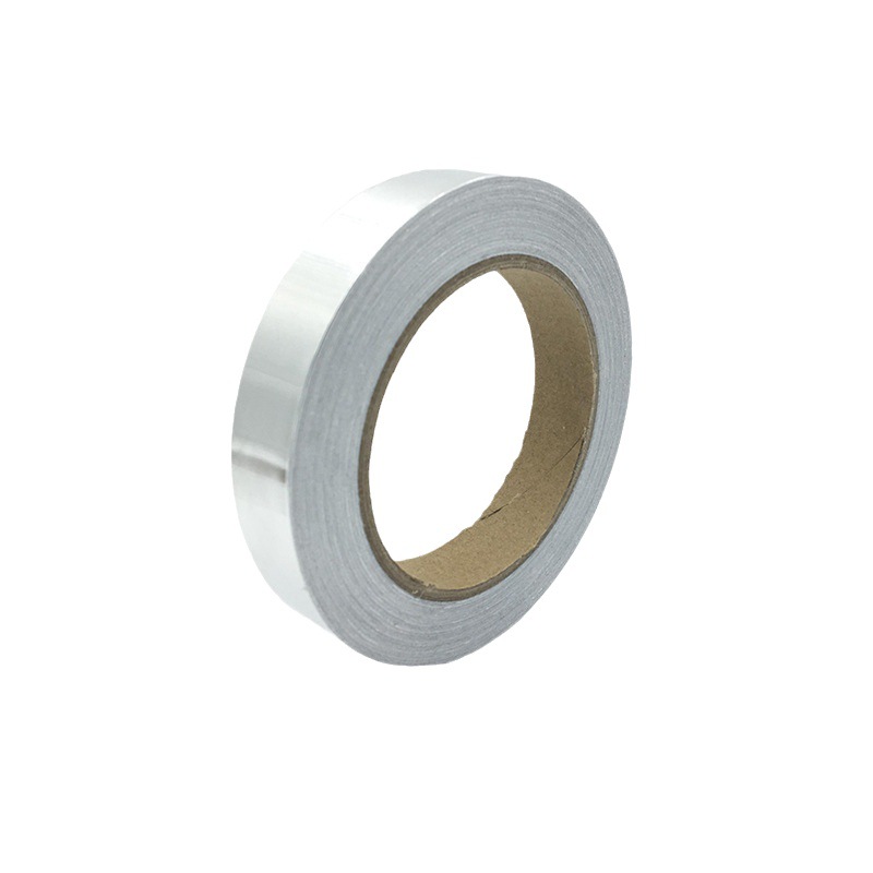 Cinta de papel de aluminio conductora de doble cara 0,1mm de espesor autoadhesivo de aluminio puro aislamiento térmico resistente a altas temperaturas cinta de papel de aluminio de doble guía
