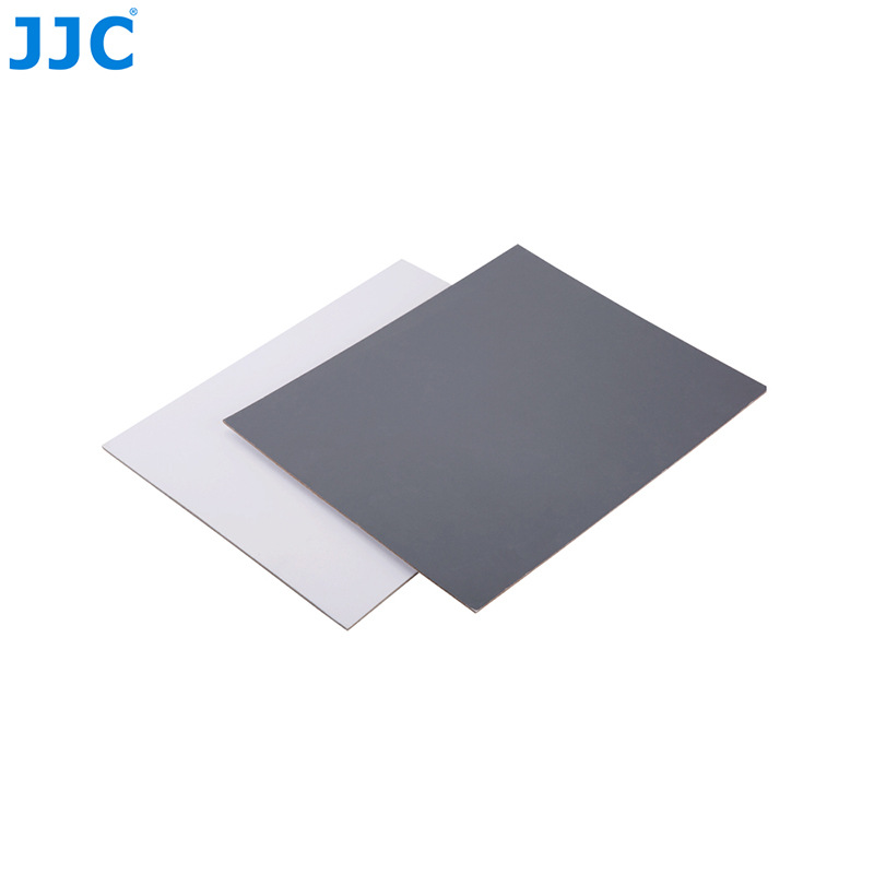 JJC 18度灰卡二合一18%灰卡手动白平衡卡摄影测光卡灰板防水大号