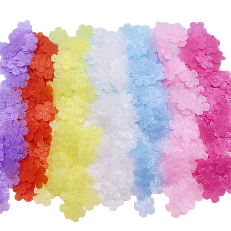 DIY ручной работы мини маленький цветок шпилька аксессуары для волос детская одежда головной убор обувь Шляпа платье аксессуары оптом