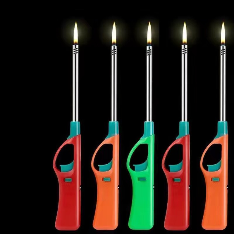 ignición encendedor electrónico de gas de disparo de llama cocina alargada encendedor de pulso