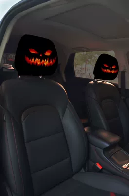 Emoticon Car Pillowcase, Elastic | Universal seat cover - 10-double-sided-printing-1pc-26cm28cm