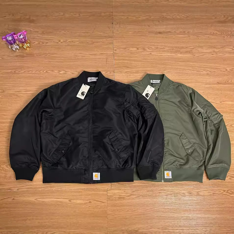 Cross Border carhartt Carhart Detroit Santa Fe Flight Suit Zip Pocket Baseball Suit Jacket Coat