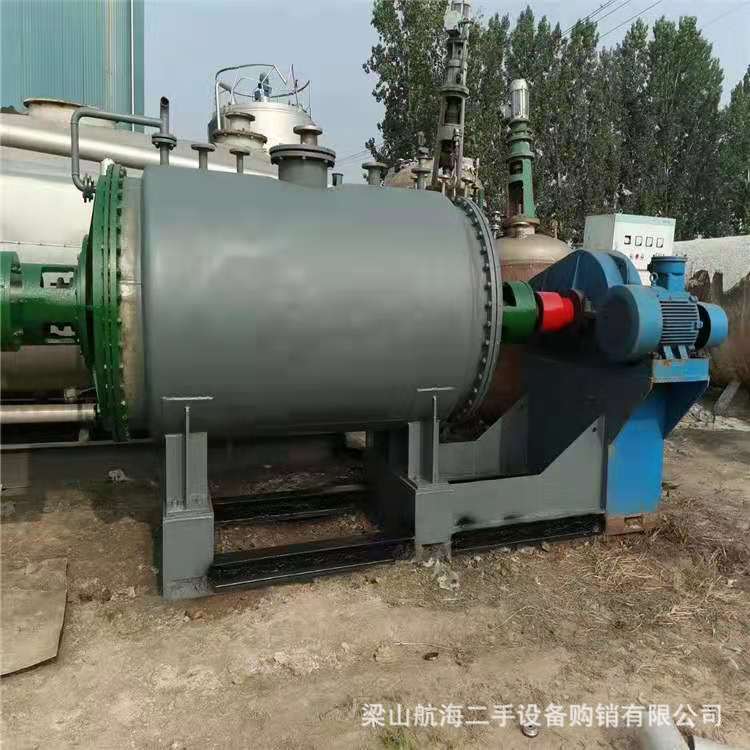 航海销售二手3000L中间体耙式干燥机 食用盐真空干燥机回收