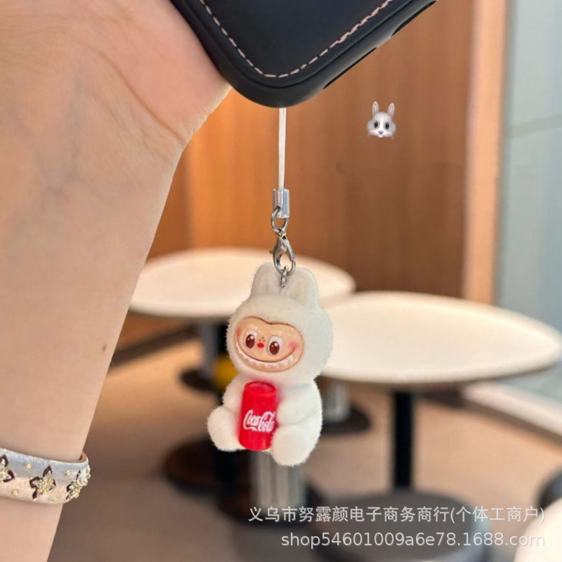跨境可乐罐植绒布布手机可爱挂件小摆件批发潮玩公仔钥匙扣周边|undefined
