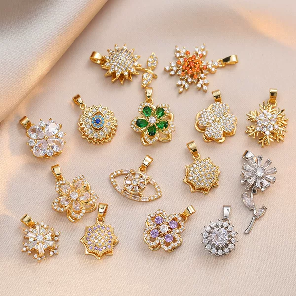 Cross-border Decompression Rotating Pendant Love Rotatable Accessories Bracelet Jewelry Necklace Pendant DIY Accessories Hanging Ornaments