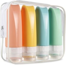 硅胶分装瓶便携挤压式洗发水沐浴露化妆品空瓶户外旅行收纳瓶套装