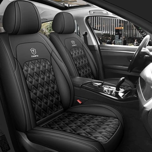 New car seat cushion five-seat universal full-enclosed cartoon leather seat cushion five-seat car four-season cushion generation