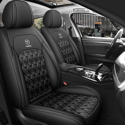 New car seat cushion five-seat universal full-enclosed cartoon leather seat cushion five-seat car four-season cushion generation