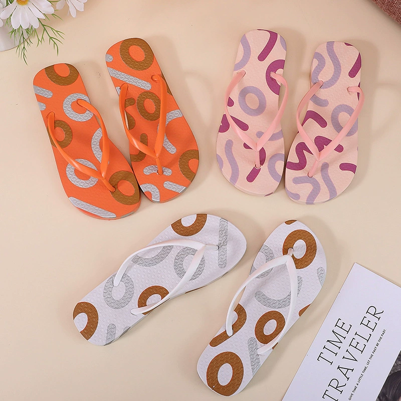 Трансграничная мода шлепанцы женская мягкая подошва удобные противоскользящие тапочки летом носить дикую прохладную пляжную повседневную обувь для женщин